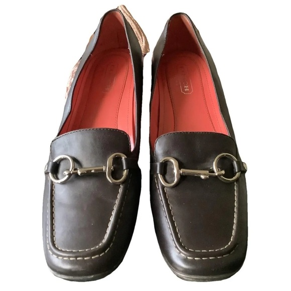 Coach Vintage Leather Loafers - Picture 1 of 8